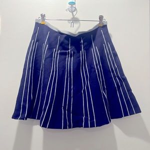 Sail to Sable blue A-line skirt 12